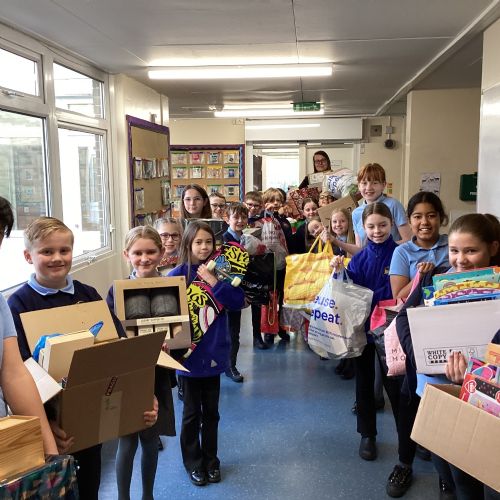 Rotary in Calderdale Shoe Box Appeal