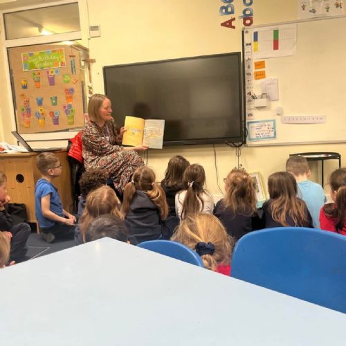 Visit from local librarian